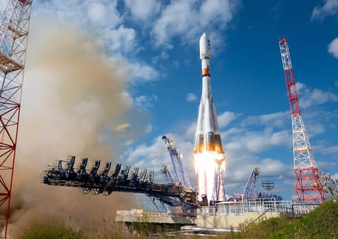 Soyuz 2.1b/Fregat-M liftoff from pad 43/3 (Glonass-K2 No. 13, Kosmos 2569)