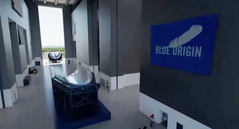 blueoriginsatelliteprocessing1 This rendering shows Blue Origin's planned Payload Processing Facility to be built at Cape Canaveral Space Force Station. (Courtesy/Blue Origin)