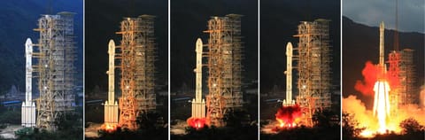 发射瞬间