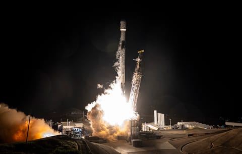 Falcon 9 liftoff from SLC-4E (SPHEREX & Punch)