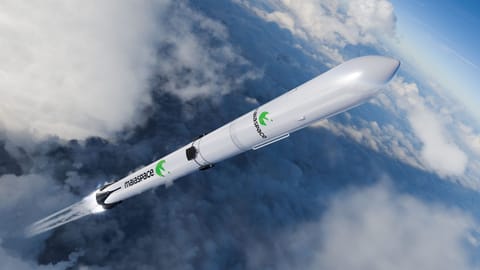 Maia Rocket In Flight