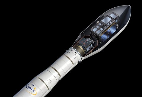 FLEX and Sentinel-3C within the Vega-C fairing
