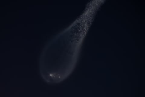 发射瞬间