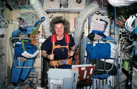 Shannon Lucid aboard MIR