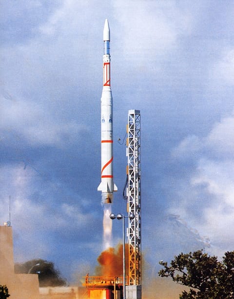 Diamant B liftoff (Péole)