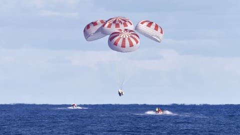 Crew Dragon splashdown