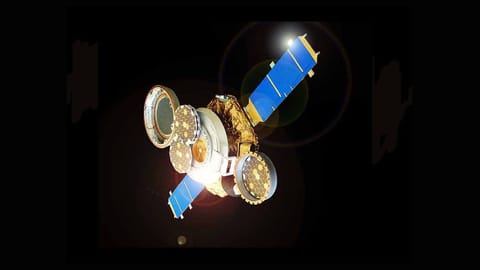 Artist's concept of the Genesis spacecraft.