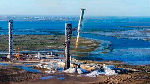 Starship Booster 14 tower catch