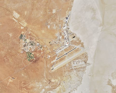 Edwards Air Force Base from space