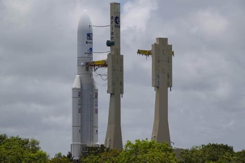 Ariane 5 during rollout