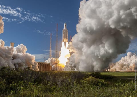 Ariane 5 ES launching a galileo mission