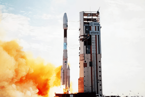 Ariane 44LP at ELA-2 (Maiden Flight)