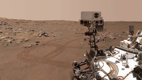 Perseverance selfie on Mars