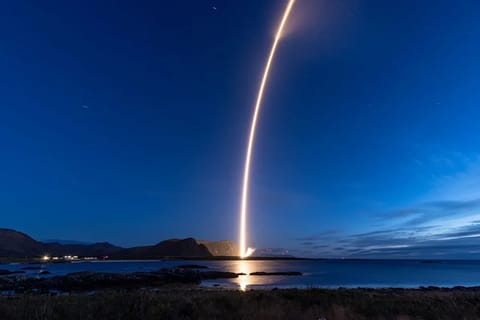 Isar Aerospace's 'Onward and Upward' mission launched from a launch complex at Andøya Space Centre in Norway on 5 September (Isar Aerospace)