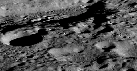 Malapert-A imaged by the LRO