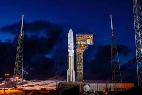 Atlas V on the Launch Pad (Amazon LEO)