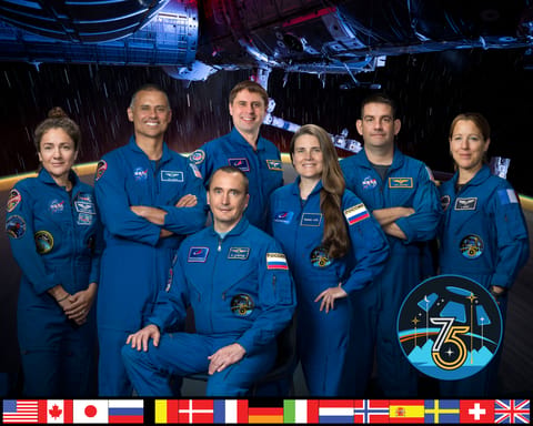 ISS Expedition 75 Official Portrait