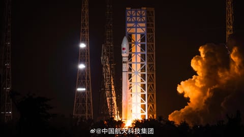 CZ-12  liftoff (Maiden Flight)