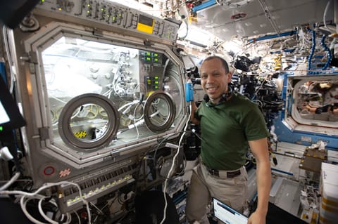 Chris Williams on the ISS
