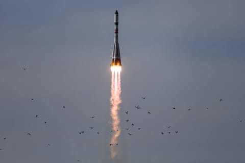 Soyuz 2.1a during flight