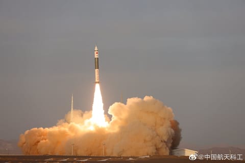 Kuaizhou 11 liftoff (Xingyun VDES)