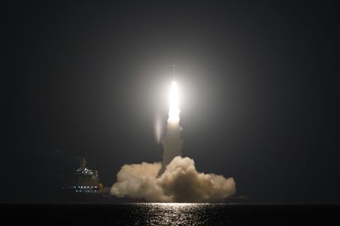 Ceres-1S liftoff (Tianqi 33-36)