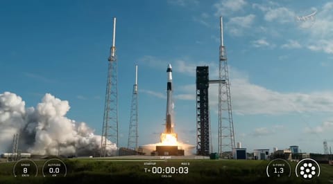 猎鹰 9 Block 5 | Dragon CRS-2 SpX-34