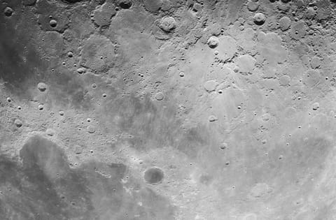 Mare Frigoris seen from Lunar Orbiter 4