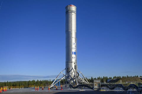 Themis T1H on the pad at Esrange