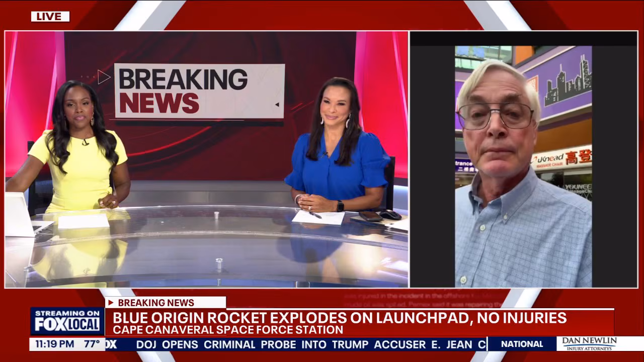 Space expert on Blue Origin explosion: 'They will recover'