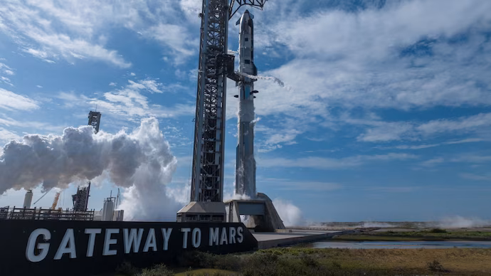 A Starship rocket at SpaceX's Starbase facility in Texas. (Photo: SpaceX) A Starship rocket stands tall at SpaceX's Starbase facility in Boca Chica, Texas, the launchpad for the company's most ambitious dreams yet. (Photo: X/@SpaceX)